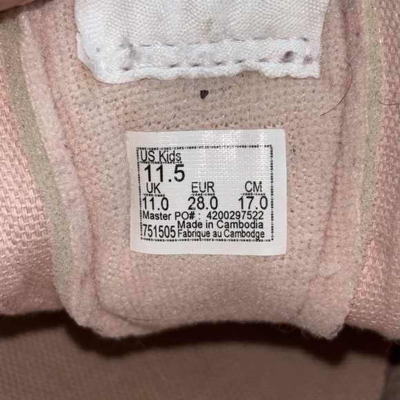 Vans Kids Sk8-Mid Reissue V Metallic Shoe 11.5T Rose Gold Pink - Picture 7 of 11